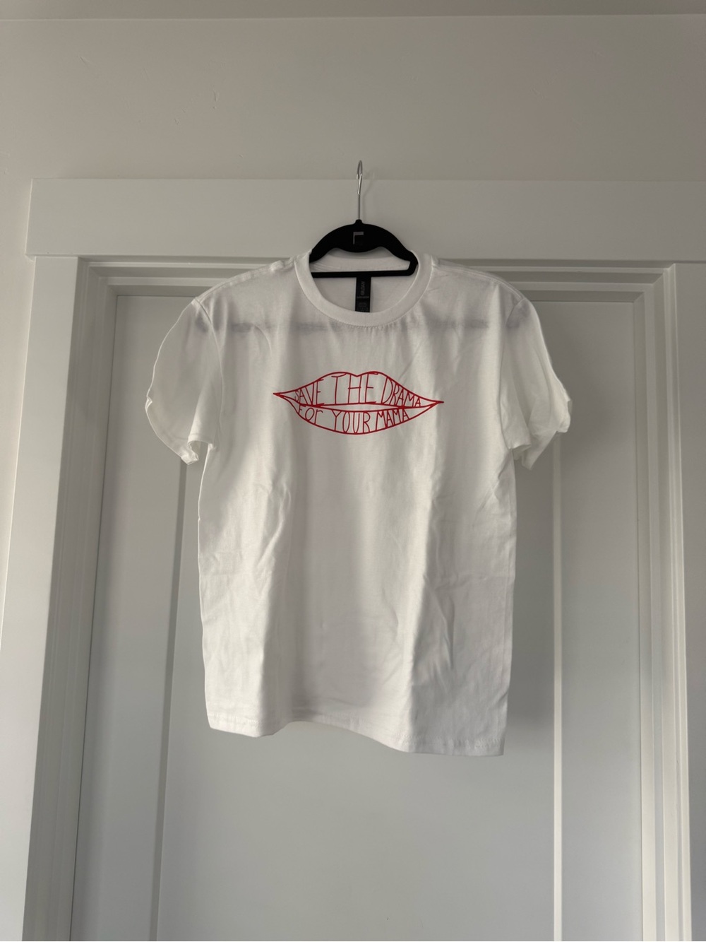 Save The Drama For Your Mama Rachel Friends Gildan White Tee